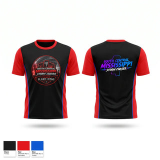 Short Sleeve Performance Shirt, South central Mississippi storm chasers, , Teamtime, Team time, sublimation, custom sports apparel, team uniforms, spirit wear, spiritwear, sports uniforms, custom shirts, team store, custom team store, fundraiser sports, apparel fundraiser