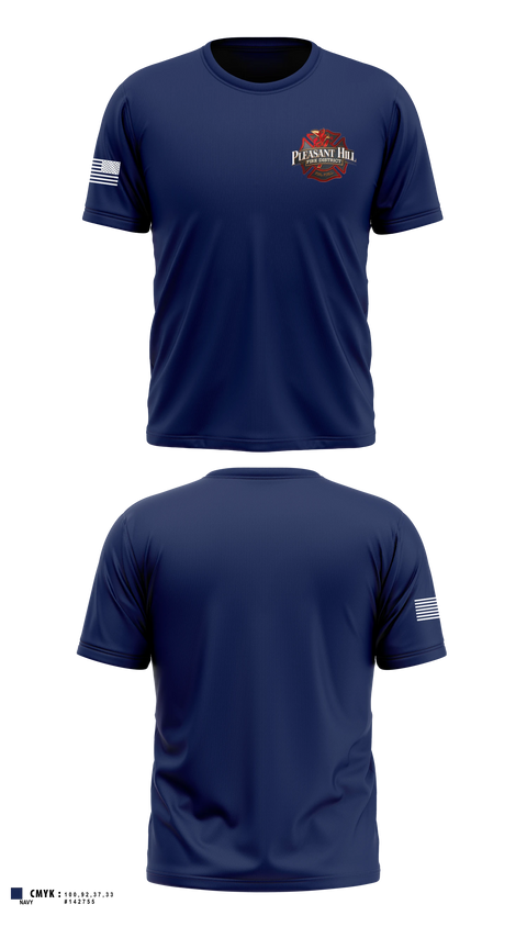 Short Sleeve Performance Shirt, Pleasant Hill Fire District, Fire Department, Teamtime, Team time, sublimation, custom sports apparel, team uniforms, spirit wear, spiritwear, sports uniforms, custom shirts, team store, custom team store, fundraiser sports, apparel fundraiser