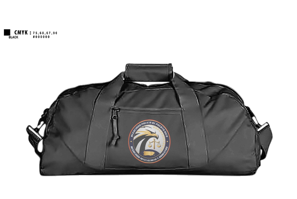 Duffle Bag, Inteligencia San Juan, Police, Teamtime, Team time, sublimation, custom sports apparel, team uniforms, spirit wear, spiritwear, sports uniforms, custom shirts, team store, custom team store, fundraiser sports, apparel fundraiser