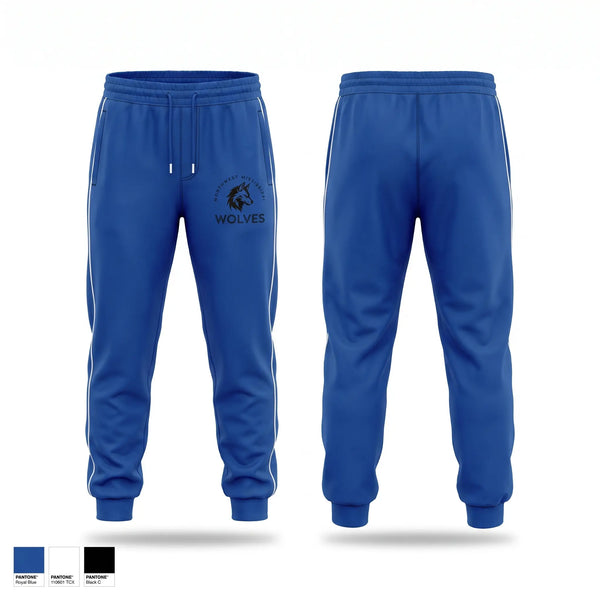 Sweatpants, Northwest Mississippi Wolves, Men's Basketball, Teamtime, Team time, sublimation, custom sports apparel, team uniforms, spirit wear, spiritwear, sports uniforms, custom shirts, team store, custom team store, fundraiser sports, apparel fundraiser