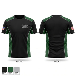 Short Sleeve Performance Shirt, City of Cayce Police Department, Police, Teamtime, Team time, sublimation, custom sports apparel, team uniforms, spirit wear, spiritwear, sports uniforms, custom shirts, team store, custom team store, fundraiser sports, apparel fundraiser