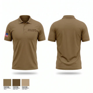 Short Sleeve Performance Polo, 2-8 field artillery avalanche battery, Army, Teamtime, Team time, sublimation, custom sports apparel, team uniforms, spirit wear, spiritwear, sports uniforms, custom shirts, team store, custom team store, fundraiser sports, apparel fundraiser