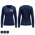 Apex Police Department 63187288 Women's Long Sleeve V-neck Shirt - 1