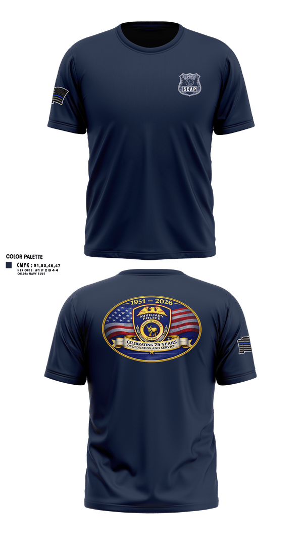 Short Sleeve Performance Shirt, Suffolk county auxiliary police, Police, Teamtime, Team time, sublimation, custom sports apparel, team uniforms, spirit wear, spiritwear, sports uniforms, custom shirts, team store, custom team store, fundraiser sports, apparel fundraiser