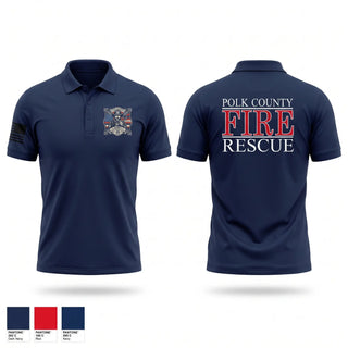 Short Sleeve Performance Polo, Cottonwood Cowboys, Fire Department, Teamtime, Team time, sublimation, custom sports apparel, team uniforms, spirit wear, spiritwear, sports uniforms, custom shirts, team store, custom team store, fundraiser sports, apparel fundraiser