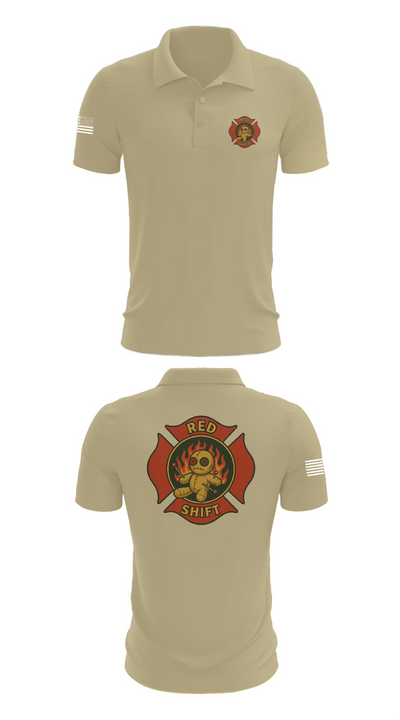 City of Lake Geneva Fire Department 76395935 Short Sleeve Performance Polo - 87
