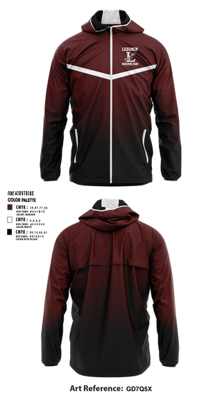 Windbreaker, Lebanon High School Marching Band, , Teamtime, Team time, sublimation, custom sports apparel, team uniforms, spirit wear, spiritwear, sports uniforms, custom shirts, team store, custom team store, fundraiser sports, apparel fundraiser