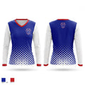 W.I.T 79394029 Women's Long Sleeve V-neck Shirt - 1