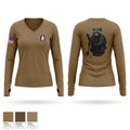 MTR 1-111th Women's Long Sleeve V-neck Shirt - 1