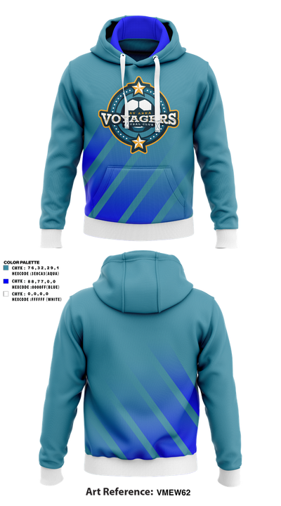 Voyagers Futsal Club 86723789 Hoodie - 2