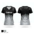 Calico's Women's Short Sleeve V-neck Shirt - 1