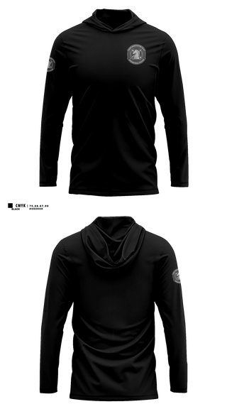 Long Sleeve hooded sunshirt, Springfield CNT, Police, Teamtime, Team time, sublimation, custom sports apparel, team uniforms, spirit wear, spiritwear, sports uniforms, custom shirts, team store, custom team store, fundraiser sports, apparel fundraiser