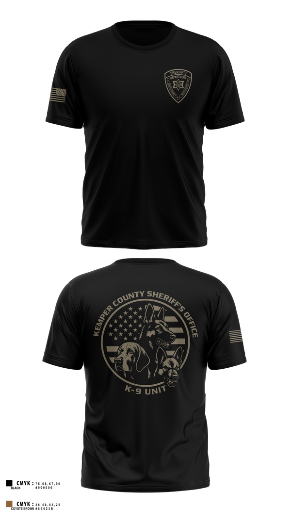 Short Sleeve Performance Shirt, Kemper County Sheriff’s Office, Police, Teamtime, Team time, sublimation, custom sports apparel, team uniforms, spirit wear, spiritwear, sports uniforms, custom shirts, team store, custom team store, fundraiser sports, apparel fundraiser