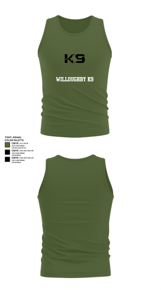 Tank Top, Willoughby K9, Police, Teamtime, Team time, sublimation, custom sports apparel, team uniforms, spirit wear, spiritwear, sports uniforms, custom shirts, team store, custom team store, fundraiser sports, apparel fundraiser