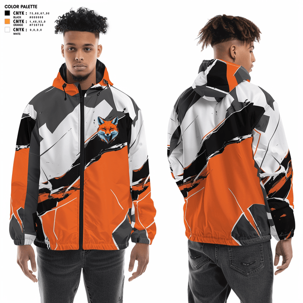 Windbreaker, Fox, Ice Hockey, Teamtime, Team time, sublimation, custom sports apparel, team uniforms, spirit wear, spiritwear, sports uniforms, custom shirts, team store, custom team store, fundraiser sports, apparel fundraiser