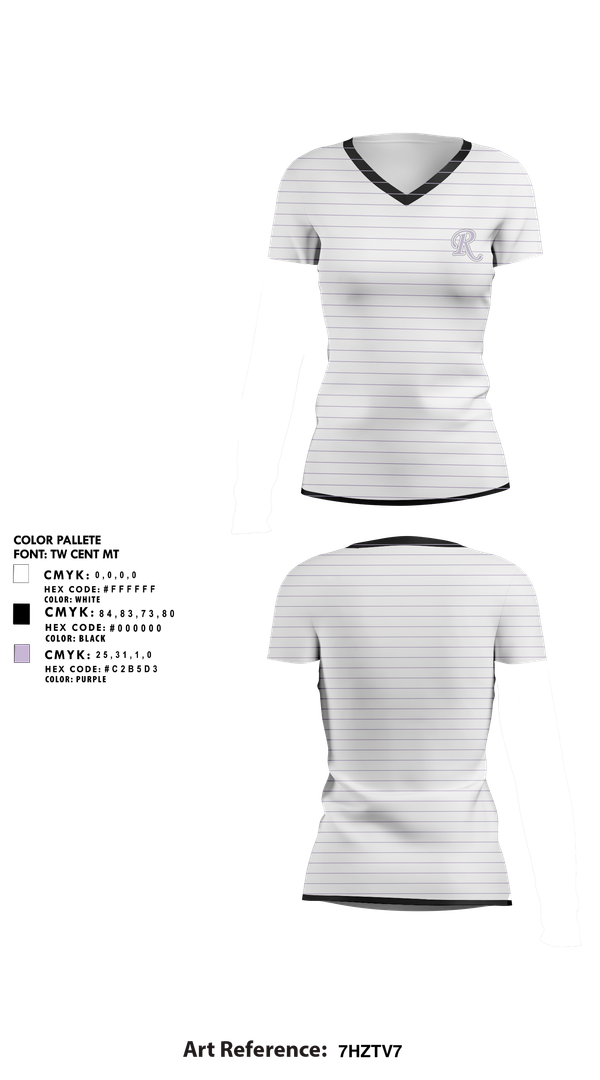 Womens Short Sleeve Vneck Shirt, Reynoldsburg Raiders, Golf, Teamtime, Team time, sublimation, custom sports apparel, team uniforms, spirit wear, spiritwear, sports uniforms, custom shirts, team store, custom team store, fundraiser sports, apparel fundraiser