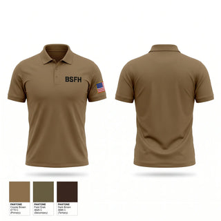 Short Sleeve Performance Polo, BSFH, Army, Teamtime, Team time, sublimation, custom sports apparel, team uniforms, spirit wear, spiritwear, sports uniforms, custom shirts, team store, custom team store, fundraiser sports, apparel fundraiser