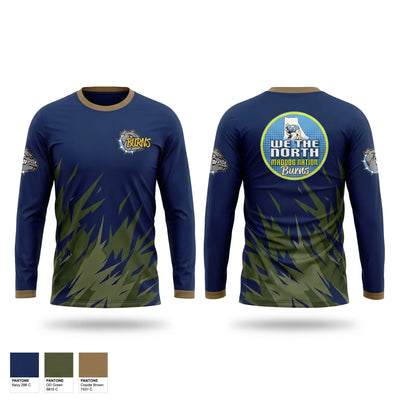 Burns high school 71781776 Long Sleeve Performance Shirt 1