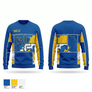 Crew Neck Sweatshirt, Big LC, Cheer, Teamtime, Team time, sublimation, custom sports apparel, team uniforms, spirit wear, spiritwear, sports uniforms, custom shirts, team store, custom team store, fundraiser sports, apparel fundraiser