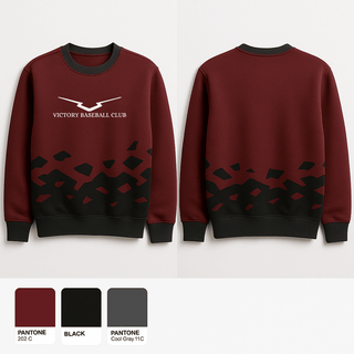 Crew Neck Sweatshirt, Victory Baseball, Baseball, Teamtime, Team time, sublimation, custom sports apparel, team uniforms, spirit wear, spiritwear, sports uniforms, custom shirts, team store, custom team store, fundraiser sports, apparel fundraiser