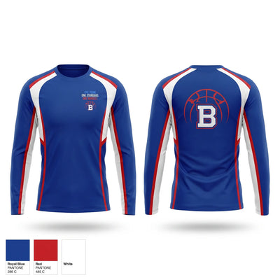 Burgard Bulldogs Long Sleeve Performance Shirt - 1