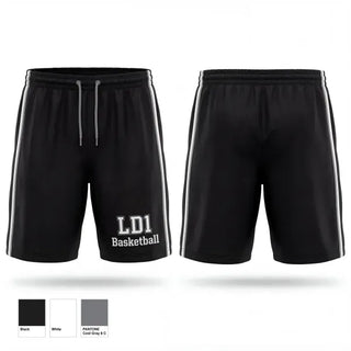 Athletic Shorts With Pockets, LD1 Basketball, Men's Basketball, Teamtime, Team time, sublimation, custom sports apparel, team uniforms, spirit wear, spiritwear, sports uniforms, custom shirts, team store, custom team store, fundraiser sports, apparel fundraiser