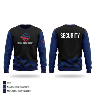 Crew Neck Sweatshirt, Sahara Global Security, Police, Teamtime, Team time, sublimation, custom sports apparel, team uniforms, spirit wear, spiritwear, sports uniforms, custom shirts, team store, custom team store, fundraiser sports, apparel fundraiser
