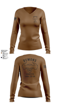 D-co 1-173 1st PLT 21707441 Women's Long Sleeve V-neck Shirt - 102