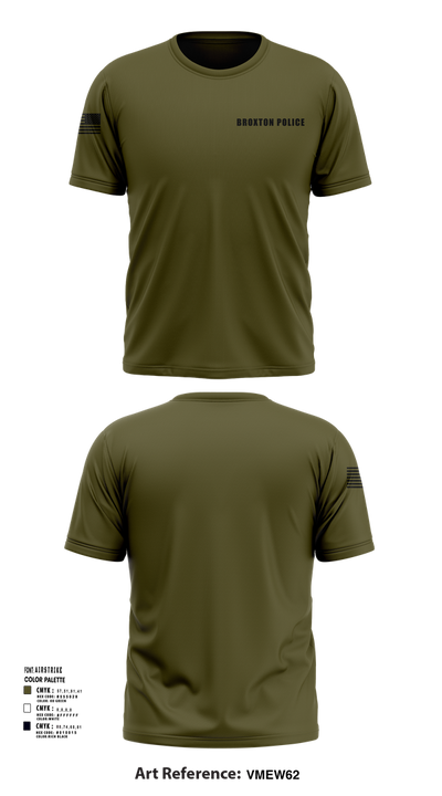 Broxton police 36855501 Short Sleeve Performance Shirt - 2