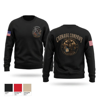 Crew Neck Sweatshirt, Final Carnage 2-37 AR, Army, Teamtime, Team time, sublimation, custom sports apparel, team uniforms, spirit wear, spiritwear, sports uniforms, custom shirts, team store, custom team store, fundraiser sports, apparel fundraiser