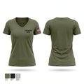 Lafourche CMU Women's Short Sleeve V-neck Shirt - 1