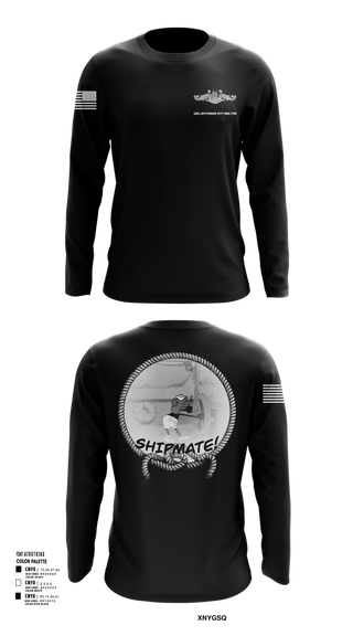 Long Sleeve Performance Shirt, USS Jefferson City FCPOA, Navy, Teamtime, Team time, sublimation, custom sports apparel, team uniforms, spirit wear, spiritwear, sports uniforms, custom shirts, team store, custom team store, fundraiser sports, apparel fundraiser