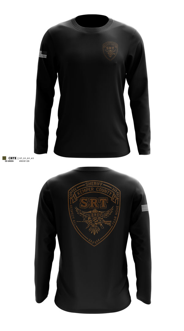 Long Sleeve Performance Shirt, Kemper County Sheriff’s Office, Police, Teamtime, Team time, sublimation, custom sports apparel, team uniforms, spirit wear, spiritwear, sports uniforms, custom shirts, team store, custom team store, fundraiser sports, apparel fundraiser