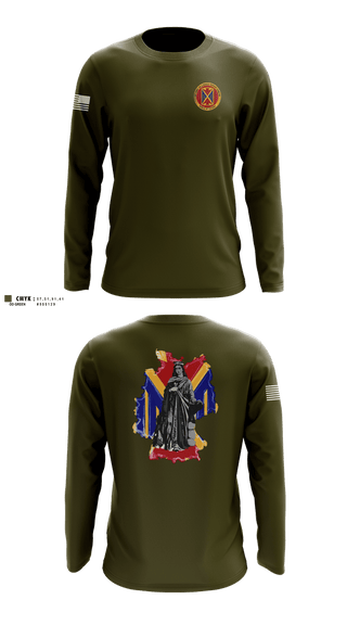 Long Sleeve Performance Shirt, 10th AAMDC, Army, Teamtime, Team time, sublimation, custom sports apparel, team uniforms, spirit wear, spiritwear, sports uniforms, custom shirts, team store, custom team store, fundraiser sports, apparel fundraiser