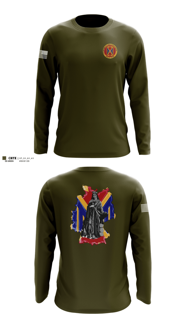 Long Sleeve Performance Shirt, 10th AAMDC, Army, Teamtime, Team time, sublimation, custom sports apparel, team uniforms, spirit wear, spiritwear, sports uniforms, custom shirts, team store, custom team store, fundraiser sports, apparel fundraiser