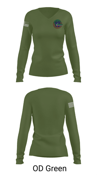 Womens Long Sleeve Vneck Shirt, 2d Assault Amphibian Battalion, , Teamtime, Team time, sublimation, custom sports apparel, team uniforms, spirit wear, spiritwear, sports uniforms, custom shirts, team store, custom team store, fundraiser sports, apparel fundraiser