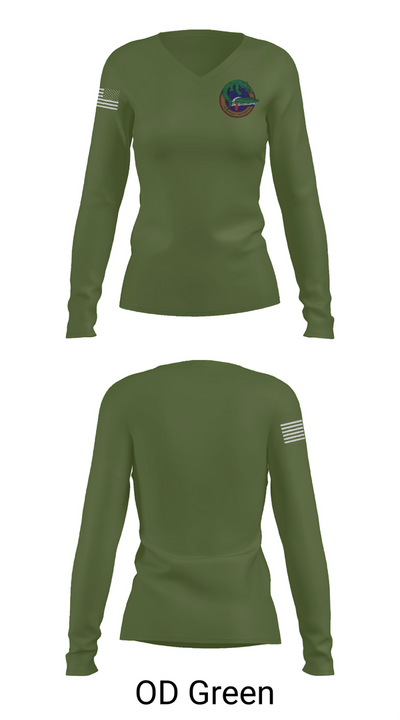 2d Assault Amphibian Battalion 2506897 Women's Long Sleeve V-neck Shirt - 57