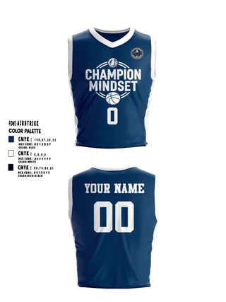 Mens Basketball Jersey, Champion Mindset Basketball Academy, Men's Basketball, Teamtime, Team time, sublimation, custom sports apparel, team uniforms, spirit wear, spiritwear, sports uniforms, custom shirts, team store, custom team store, fundraiser sports, apparel fundraiser