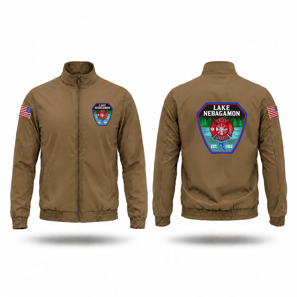 Windbreaker, Lake Nebagamon Fire Department, Fire Department, Teamtime, Team time, sublimation, custom sports apparel, team uniforms, spirit wear, spiritwear, sports uniforms, custom shirts, team store, custom team store, fundraiser sports, apparel fundraiser