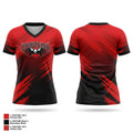 Carolina Track Hawks Women's Short Sleeve V-neck Shirt - 1