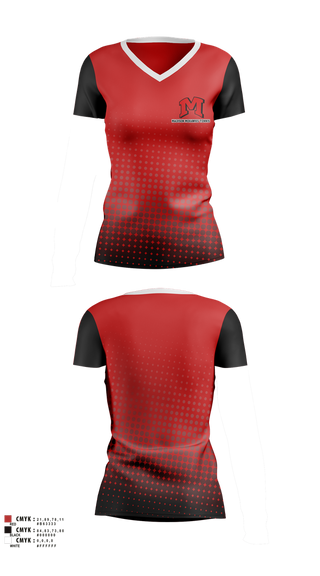 Womens Short Sleeve Vneck Shirt, Madison Panthers Tennis, Tennis, Teamtime, Team time, sublimation, custom sports apparel, team uniforms, spirit wear, spiritwear, sports uniforms, custom shirts, team store, custom team store, fundraiser sports, apparel fundraiser