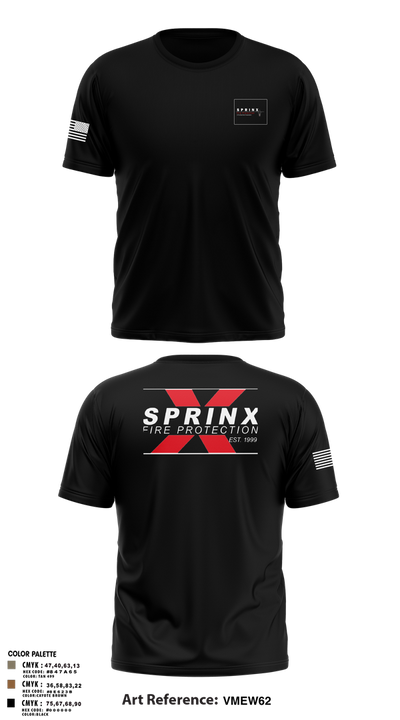 SPRINX FIRE PROTECTION 22334846 Old School Cotton Feel Shirt - 3