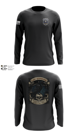 Long Sleeve Performance Shirt, Trumbull County Homicide Investigation and Prosecution Unit, , Teamtime, Team time, sublimation, custom sports apparel, team uniforms, spirit wear, spiritwear, sports uniforms, custom shirts, team store, custom team store, fundraiser sports, apparel fundraiser