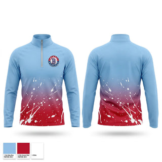 Quarter Zip Jacket, Baker Rangers, Baseball, Teamtime, Team time, sublimation, custom sports apparel, team uniforms, spirit wear, spiritwear, sports uniforms, custom shirts, team store, custom team store, fundraiser sports, apparel fundraiser