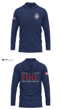 Laurens County Fire Department Long Sleeve Hooded Sun Shirt - 6