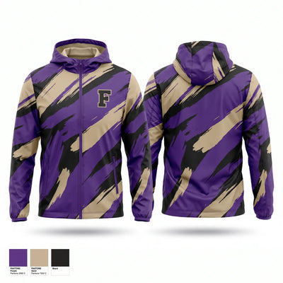 Fowlerville Gladiators Windbreaker - 1