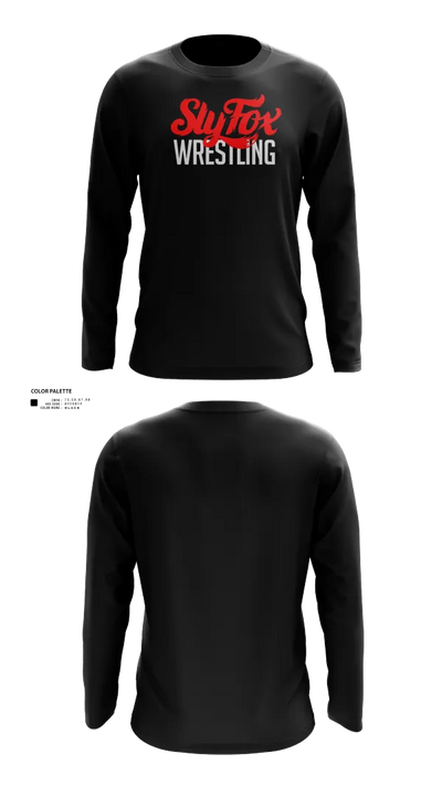 Sly Fox Wrestling Club 97823247 Long Sleeve Performance Shirt 100