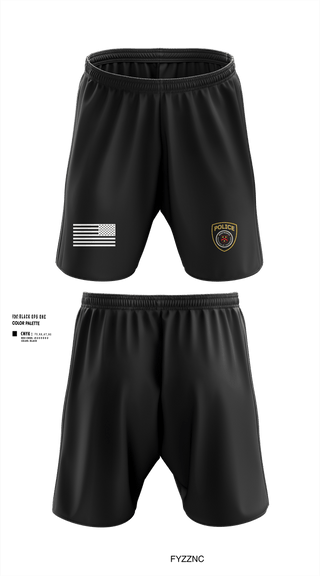 Athletic Shorts With Pockets, Wentworth Police Department, Police, Teamtime, Team time, sublimation, custom sports apparel, team uniforms, spirit wear, spiritwear, sports uniforms, custom shirts, team store, custom team store, fundraiser sports, apparel fundraiser