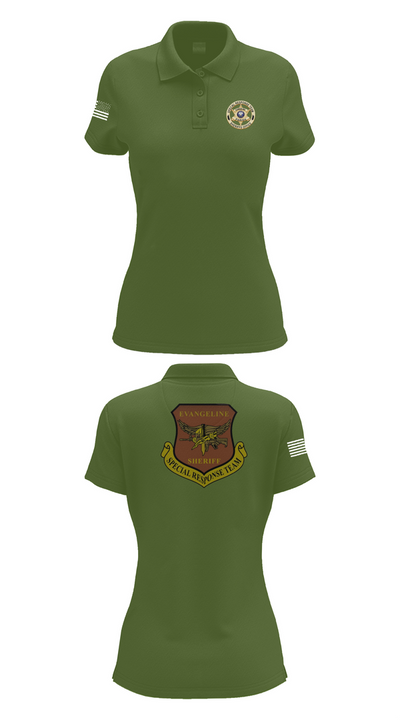Evangeline Parish Sheriffs Office S.R.T Women's Short Sleeve Performance Polo  - 52