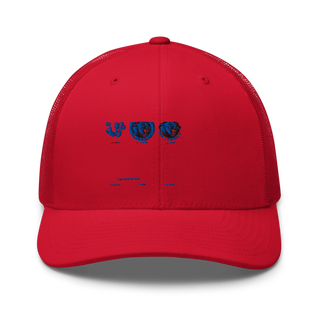 Curlew High School Volleyball 26335411 Retro Trucker Hat | Yupoong 6606
